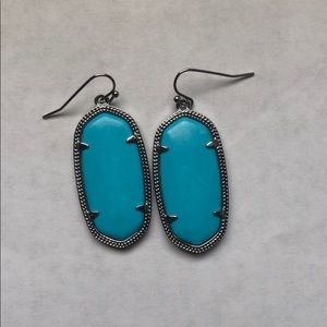 KENDRA SCOTT TURQUOISE EARRINGS